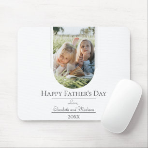 Der Tag des modernen Fotos   weiß Mousepad