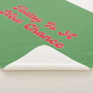Der Tag des neuen Jahres ist heute eine neue Chanc Sherpadecke