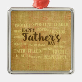 Der Tag des religiösen Vaters, die Eigenschaften d Ornament Aus Metall
