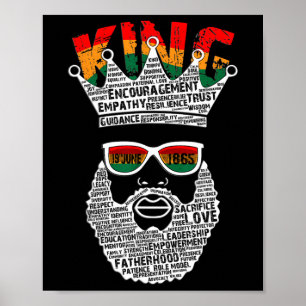 Der Tag des schwarzen Königs Vater im Juni Geschic Poster
