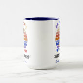Der Tag des sonnigen Vaters personalisiert Tasse (Zentrum)