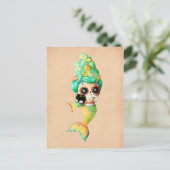 Der Tag des toten Meerjunges Postkarte (Stehend Vorderseite)