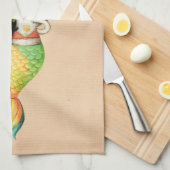 Der Tag des toten Meerjungfrau-Mädchens Küchentuch (Viertel Falte)