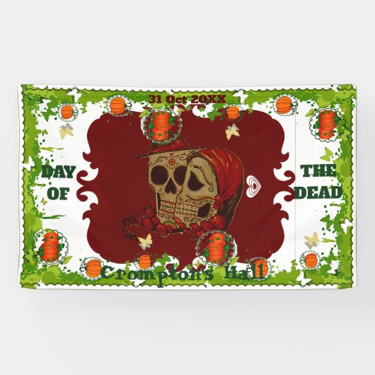 Der Tag des Toten Party Banner (Horizontal)