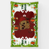 Der Tag des Toten Party Banner (Vertikal)