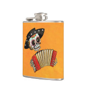 Der Tag des toten Skelett-EL-Mariachis Flachmann (Links)