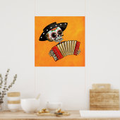 Der Tag des toten Skeletts El Mariachi Poster (Küche)