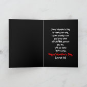 Der Tag des Valentines - GEHEIMER Feiertagskarte (Innenseite)