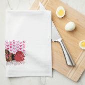 Der Tag des Valentines - Sophie - Dackel Handtuch (Viertel Falte)