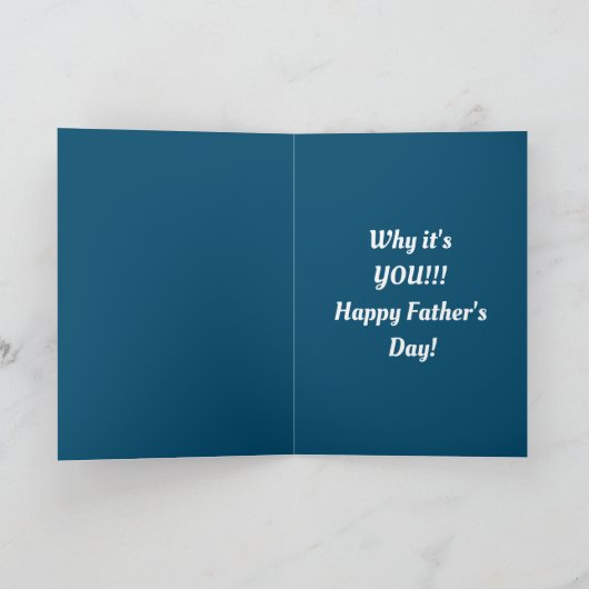 Der Tag des Vaters Karte (Innenseite)