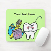 Der Tag des Zahnarztes am 6. März Mousepad (Mit Mouse)