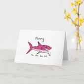 Der Tag Mamahaifisch Mutter Karte (Gelbe Blume)