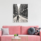 Der Tag schmolz seitwärts Leinwanddruck (Insitu (Wohnzimmer))