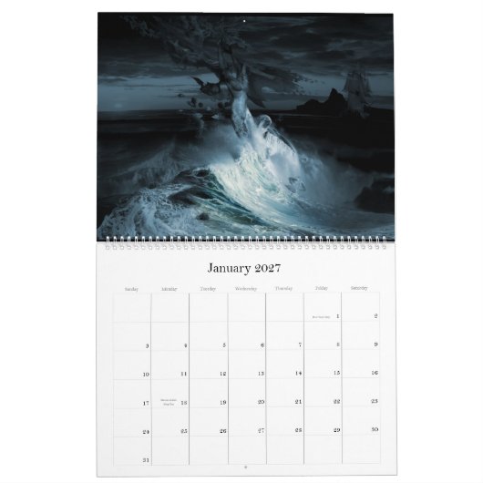 Der Tag träumt Sammlung 2013 Kalender (Jan 2027)
