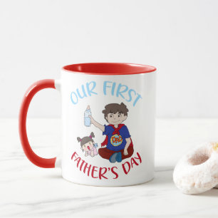 Der Tag unseres ersten Vaters Tasse