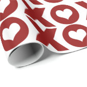 Der Tag XOXO Liebevalentines Geschenkpapier (Rolleneckpunkt)