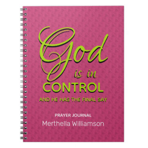 Der Tagebuch-GOD des Gebetsjournals ist in KONTROL Notizblock