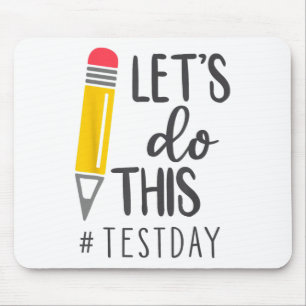 Der Tageslehrer Lasse, diesen Staat des Testtages  Mousepad