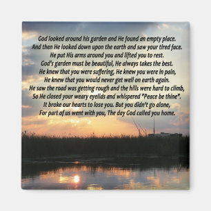 Der Taggott rief Sie Zuhause-Magneten an Magnet