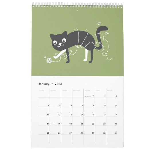 Der tägliche Schwanz-Kalender 2013 Kalender (Jan 2026)