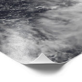 Der Taifun Damrey im Western des Pazifischen Ozean Fotodruck (Ecke)