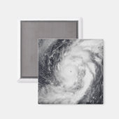 Der Taifun Damrey im Western des Pazifischen Ozean Magnet (Vorderseite/Rückseite)