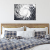 Der Taifun Faxai im Western des Pazifischen Ozeans Leinwanddruck (Insitu (Schlafzimmer))