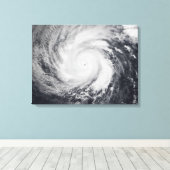 Der Taifun Faxai im Western des Pazifischen Ozeans Leinwanddruck (Insitu (Holzboden))