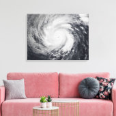 Der Taifun Faxai im Western des Pazifischen Ozeans Leinwanddruck (Insitu (Wohnzimmer))