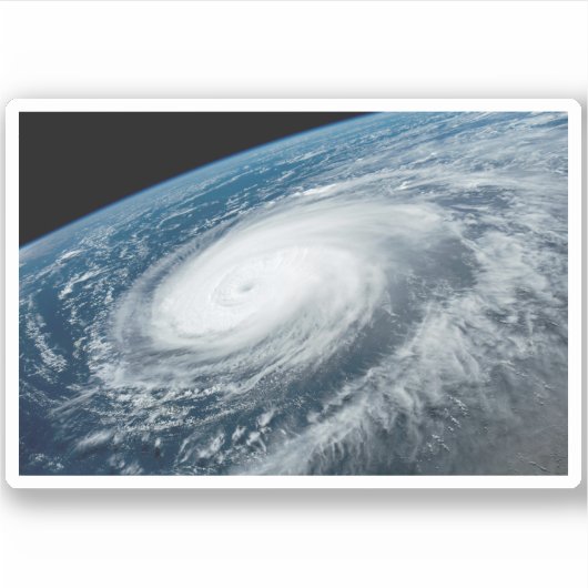 Der Taifun Hinnamnor. Aufkleber (Vorderseite)