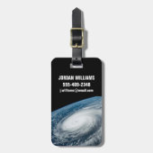 Der Taifun Hinnamnor. Gepäckanhänger (Vorderseite vertikal)