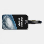 Der Taifun Hinnamnor. Gepäckanhänger (Rückseite horizontal)