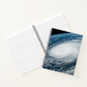 Der Taifun Hinnamnor. Notizblock (Innenseite)