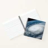 Der Taifun Hinnamnor. Notizblock (Innenseite)