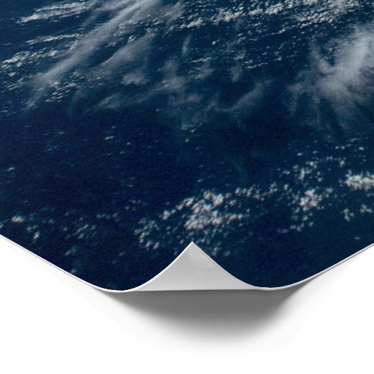 Der Taifun Hinnamnor. Poster (Ecke)