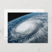 Der Taifun Hinnamnor. Postkarte (Vorne/Hinten)