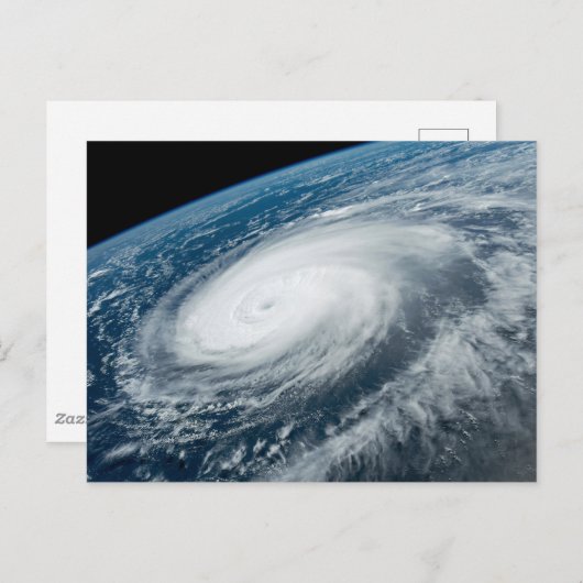 Der Taifun Hinnamnor. Postkarte (Vorne/Hinten)