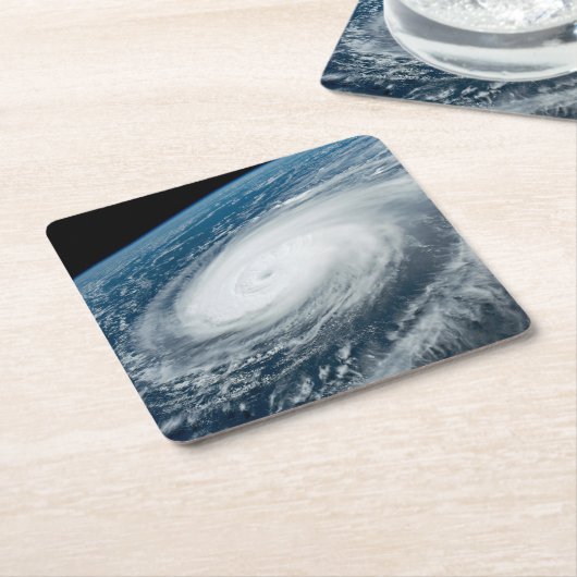 Der Taifun Hinnamnor. Rechteckiger Pappuntersetzer (angewinkelt)