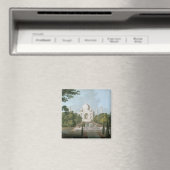 Der Taj Mahal, Agra, aus dem Garten Magnet (In Situ (Geschirrspüler))