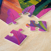 Der Taj Mahal. Agra, Indien. Puzzle (Seite)