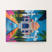 Der Taj Mahal. Agra, Indien. Puzzle (Horizontal)