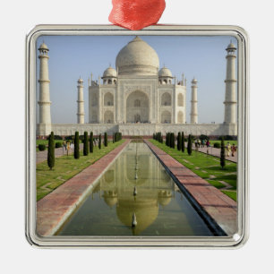 Der Taj Mahal, Agra, Uttar Pradesh, Indien, Ornament Aus Metall