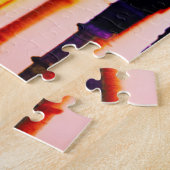 Der Taj Mahal gegen den Sonnenuntergang Puzzle (Seite)