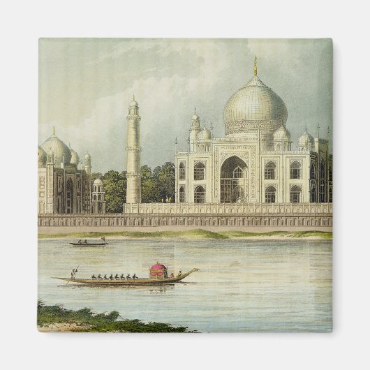 Der Taj Mahal, Grab des Kaisers Shah Jehan und Magnet (Vorne)