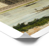 Der Taj Mahal, Grab des Kaisers Shah Jehan und Poster (Ecke)