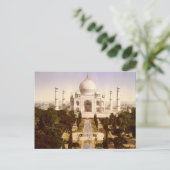 Der Taj Mahal in Agra Indien Postkarte (Stehend Vorderseite)