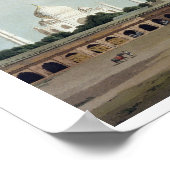 Der Taj Mahal in Agra, von "Orientalischer Landsch Poster (Ecke)