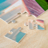 Der Taj Mahal unter einem Morgenhimmel Puzzle (Seite)