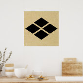 Der Takeda-Klan 武 田 Takeda-shi-氏 Poster (Küche)