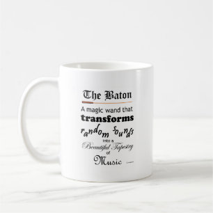 Der Taktstock Kaffeetasse